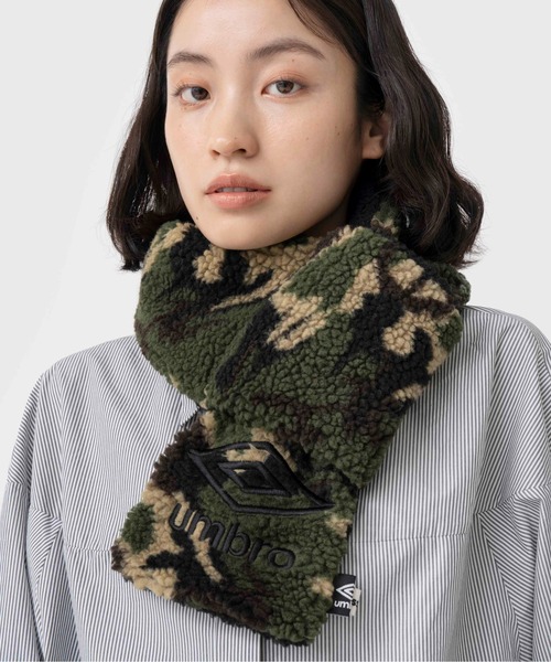 Casselini（キャセリーニ）の「[UMBRO × Casselini] リバーシブルティペット（マフラー・レディース・アニマル/グリーン/モスグリーン/レッド・FREE）」の15枚目の写真