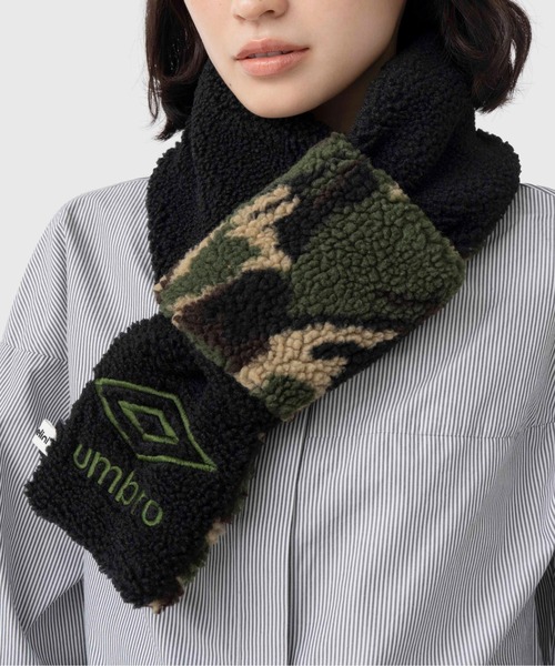 Casselini（キャセリーニ）の「[UMBRO × Casselini] リバーシブルティペット（マフラー・レディース・アニマル/グリーン/モスグリーン/レッド・FREE）」の13枚目の写真