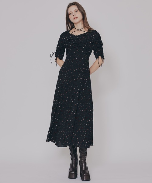 REDYAZEL(レディアゼル)の「ミニフラワーイレヘムロングワンピース(ワンピース・レディース・ブラック系その他/ブラウン系その他/ホワイト系その他・FREE)」の22枚目の写真