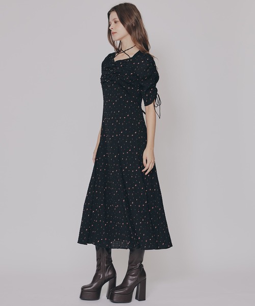 REDYAZEL(レディアゼル)の「ミニフラワーイレヘムロングワンピース(ワンピース・レディース・ブラック系その他/ブラウン系その他/ホワイト系その他・FREE)」の12枚目の写真