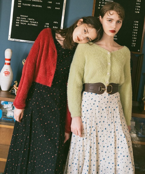 REDYAZEL(レディアゼル)の「ミニフラワーイレヘムロングワンピース(ワンピース・レディース・ブラック系その他/ブラウン系その他/ホワイト系その他・FREE)」の15枚目の写真