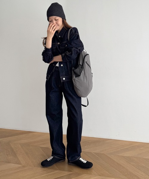 CANAL JEAN(キャナルジーン)の「El mar リップストップナイロンリュック(バックパック/リュック・レディース・グレー/パープル・ONE SIZE)」の5枚目の写真