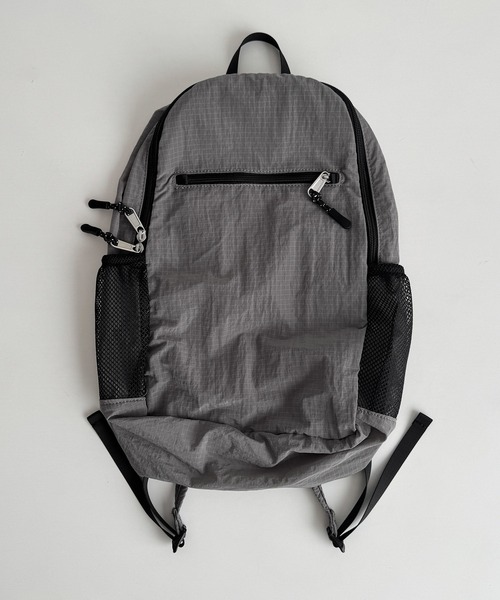 CANAL JEAN(キャナルジーン)の「El mar リップストップナイロンリュック(バックパック/リュック・レディース・グレー/パープル・ONE SIZE)」の7枚目の写真