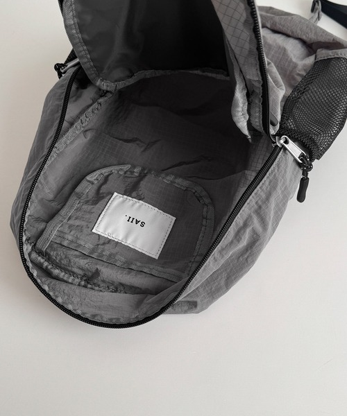 CANAL JEAN(キャナルジーン)の「El mar リップストップナイロンリュック(バックパック/リュック・レディース・グレー/パープル・ONE SIZE)」の10枚目の写真