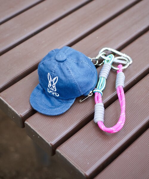 DOD（ディーオーディー）の「【DOD】【キーチャーム】キャップフーゼニーレ（キーケース/キーアクセサリー・レディース・ネイビー/オフホワイト/ベージュ・ONE SIZE）」の5枚目の写真