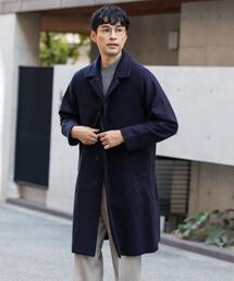 URBAN RESEARCH ROSSO MEN | スーパー100 オーバーバルマカンコート(ステンカラーコート)