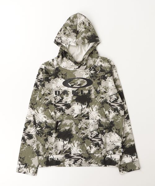OAKLEY(オークリー)の「オークリー YTR DRY TECH COTTON FLEECE HOODY 10.0(スウェット・キッズ・グレー/ブラック/アーミー/サンドグレー・130cm/140cm/150cm/160cm)」の4枚目の写真