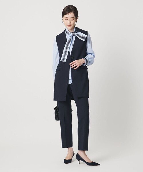 ダブルクロス ストレート パンツ ‐ウォッシャブル‐（スラックス