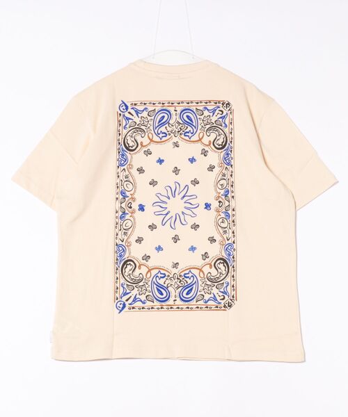 Desigual（デシグアル）の「ペイズリー柄のTシャツ（Tシャツ/カットソー・メンズ・ホワイト・S/M/L/XL/XXL）」の2枚目の写真