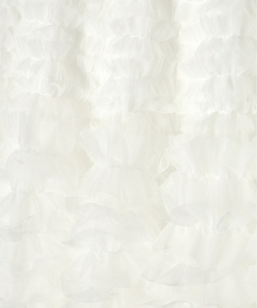 mic by Olu.（ミックバイオルドット）の「ティアードチュールスカート（スカート・レディース・グレー/ホワイト・FREE）」の18枚目の写真