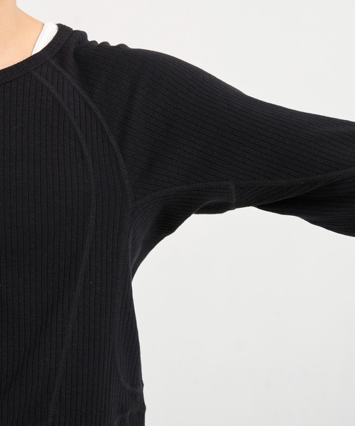 別注 HENLEY PANELED SWEATER（Tシャツ/カットソー）｜NVRFRGT