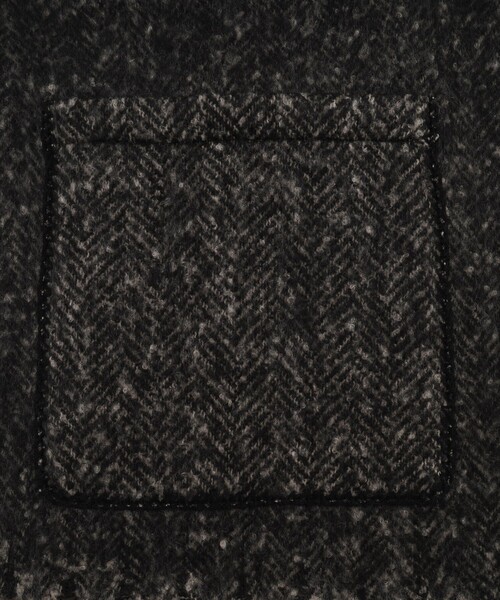 Afternoon Tea（アフタヌーンティー）の「ヘリンボーンポケット付きブランケット（ブランケット・レディース・ベージュ/ブラック・ONE SIZE）」の12枚目の写真