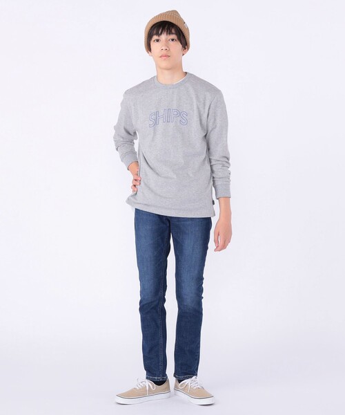 Lee(リー)の「Lee:100~160cm /ストレッチ ストレート デニム パンツ(その他パンツ・キッズ・ブルー/ライトブルー・100/110/120/130/140/150/160)」の5枚目の写真