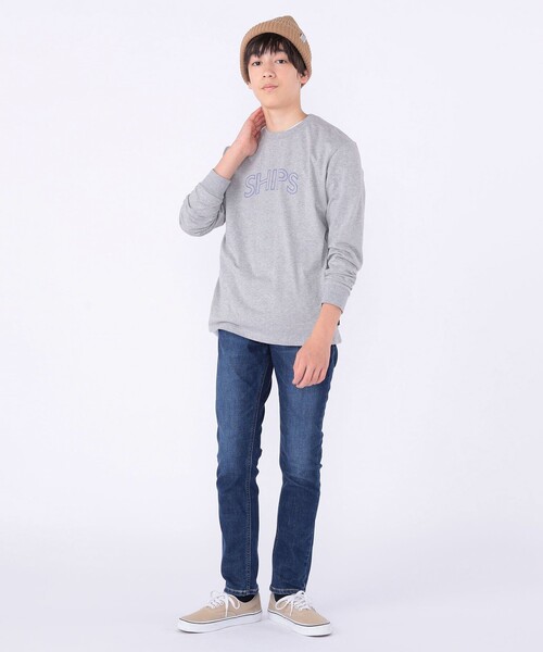 Lee(リー)の「Lee:100~160cm /ストレッチ ストレート デニム パンツ(その他パンツ・キッズ・ブルー/ライトブルー・100/110/120/130/140/150/160)」の6枚目の写真