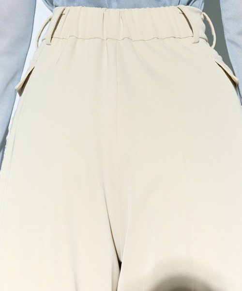 MURRAL(ミューラル)の「【MURRAL/ミューラル】Patchwork embroidered slacks/パッチワークエンブロイダードスラックス(スラックス・レディース・カーキ/ベージュ・2/1)」の8枚目の写真