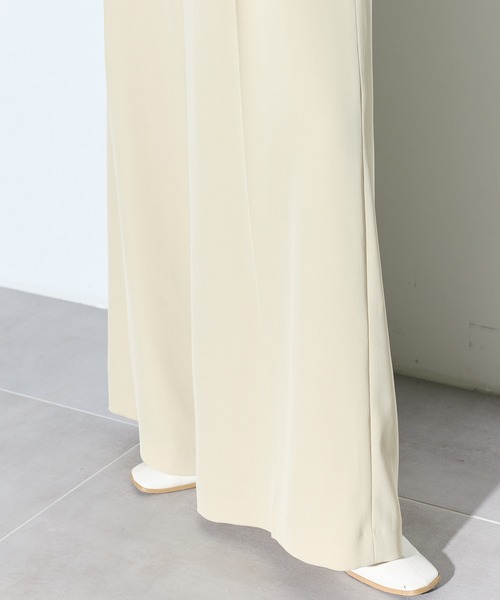 MURRAL(ミューラル)の「【MURRAL/ミューラル】Patchwork embroidered slacks/パッチワークエンブロイダードスラックス(スラックス・レディース・カーキ/ベージュ・2/1)」の4枚目の写真