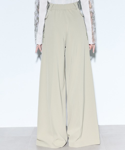 MURRAL(ミューラル)の「【MURRAL/ミューラル】Patchwork embroidered slacks/パッチワークエンブロイダードスラックス(スラックス・レディース・カーキ/ベージュ・2/1)」の15枚目の写真