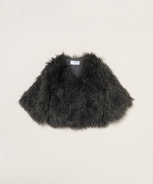 ウェイビーファー ジャケット（ノーカラージャケット）｜three dots