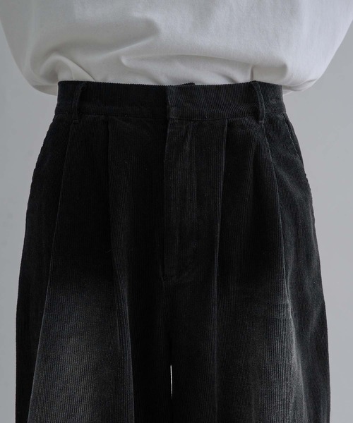 epnok（エプノック）の「コーデュロイワイドスラックス（スラックス・メンズ・ネイビー/チャコールグレー/ブラック・SMALL/MEDIUM/LARGE）」の10枚目の写真