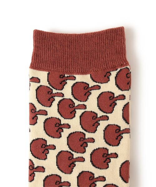 BEAMS JAPAN（ビームス　ジャパン）の「【京伝TEXTILE】山東京伝小紋柄 テキスタイルソックス（ソックス/靴下・レディース・グリーン/ブラウン/ブラック・27-29cm/25-27CM/23-25cm）」の8枚目の写真