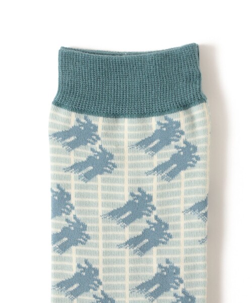 BEAMS JAPAN（ビームス　ジャパン）の「【京伝TEXTILE】山東京伝小紋柄 テキスタイルソックス（ソックス/靴下・レディース・グリーン/ブラウン/ブラック・27-29cm/25-27CM/23-25cm）」の12枚目の写真