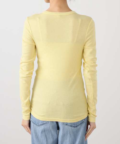 EMILY WEEK(エミリーウィーク)の「【babaco/ババコ】Cotton Silk Basic Long Sleeve / BA01-CR36/25W(Tシャツ/カットソー・レディース・ホワイト/イエロー/ブルー系その他・LARGE)」の13枚目の写真