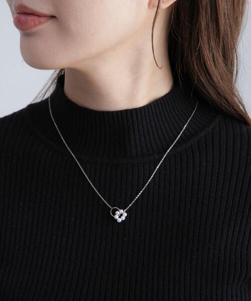 URBAN RESEARCH Sonny Label(アーバンリサーチサニーレーベル)の「ステンレスリングモチーフネックレス(ネックレス・レディース・シルバー/ゴールド・ONE)」の1枚目の写真