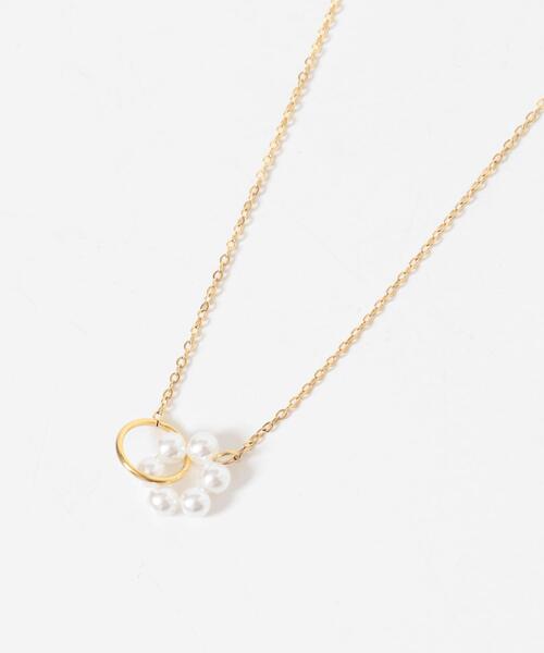 URBAN RESEARCH Sonny Label(アーバンリサーチサニーレーベル)の「ステンレスリングモチーフネックレス(ネックレス・レディース・シルバー/ゴールド・ONE)」の3枚目の写真