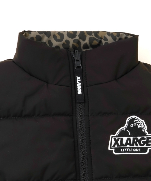 XLARGE KIDS（エクストララージキッズ）の「レオパードリバーシブルベスト（ベスト・キッズ・ブラック/レッド・140cm/130cm/90cm/110cm/100cm/120cm）」の7枚目の写真