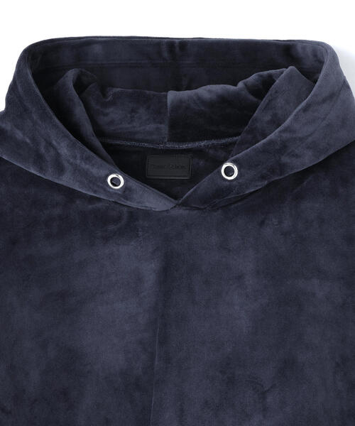 DANKE SCHON（ダンケシェーン）の「DankeSchon/ダンケシェーン/WFACE VELOUR PULL HOODIE（パーカー・レディース・チャコールグレー/ブラック・S/M/L）」の8枚目の写真
