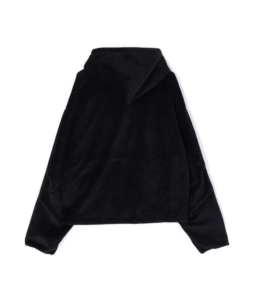 DANKE SCHON（ダンケシェーン）の「DankeSchon/ダンケシェーン/WFACE VELOUR PULL HOODIE（パーカー・レディース・チャコールグレー/ブラック・S/M/L）」の3枚目の写真