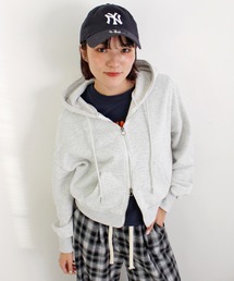 ABYS（アビス）の「【新色追加】ダブルジップショート丈パーカー（パーカー）」