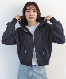 ABYS（アビス）の「【新色追加】ダブルジップショート丈パーカー（パーカー）」