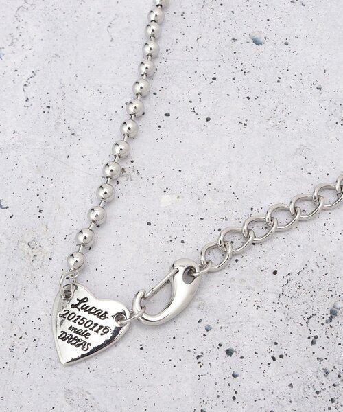 THE SHOP TK (ザ ショップ ティーケー )の「ハート刻印ネックレス(ネックレス・レディース・シルバー/ゴールド・00)」の1枚目の写真