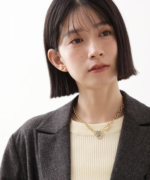 THE SHOP TK (ザ ショップ ティーケー )の「ハート刻印ネックレス(ネックレス・レディース・シルバー/ゴールド・00)」の3枚目の写真