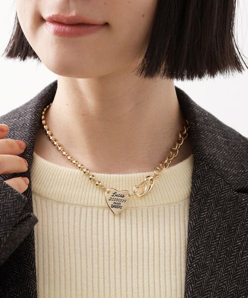 THE SHOP TK (ザ ショップ ティーケー )の「ハート刻印ネックレス(ネックレス・レディース・シルバー/ゴールド・00)」の9枚目の写真
