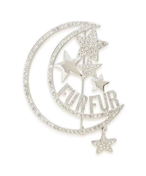 FURFUR(ファーファー)の「ムーン&スターモチーフブローチ(ブローチ/コサージュ・レディース・シルバー/ゴールド・F)」の2枚目の写真