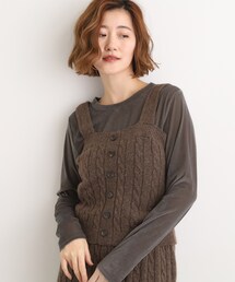 ニットビスチェ」に該当するブラウン/茶色系のファッション通販 - ZOZOTOWN