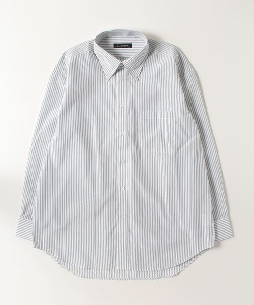 TETE HOMME（テットオム）の「アソート T/Cドレスシャツ / ボタンダウンビジネスシャツ（Tシャツ/カットソー・メンズ・ホワイト系3/ブルー/ホワイト系2/サックスブルー/ホワイト系1・MEDIUM/LARGE/X-LARGE）」の15枚目の写真