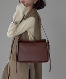 POUTOJOURU | 【ポートジュール】かぶせホーボーバッグ　ワンショルダー　軽量(ショルダーバッグ)