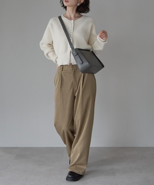 POUTOJOURU（ポートジュール）の「【ポートジュール】かぶせホーボーバッグ　ワンショルダー　軽量（ショルダーバッグ・レディース・ブラック/ブラウン/グレー・FREE）」の19枚目の写真