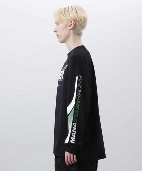 MANASTASH(マナスタッシュ)の「MANASTASH/マナスタッシュ RE:POLY L/S TEE MSR/リポリロングスリーブTシャツMSR(Tシャツ/カットソー・メンズ・グリーン系その他3/ホワイト/ブラック・S/L/XL/M)」の7枚目の写真