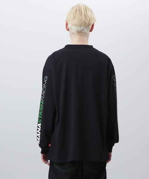 MANASTASH(マナスタッシュ)の「MANASTASH/マナスタッシュ RE:POLY L/S TEE MSR/リポリロングスリーブTシャツMSR(Tシャツ/カットソー・メンズ・グリーン系その他3/ホワイト/ブラック・S/L/XL/M)」の8枚目の写真