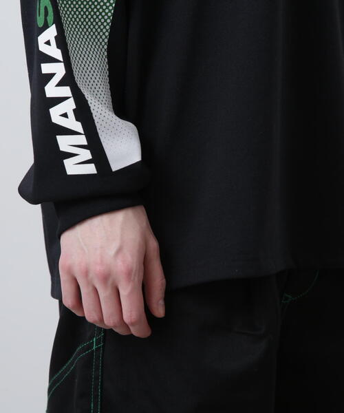 MANASTASH(マナスタッシュ)の「MANASTASH/マナスタッシュ RE:POLY L/S TEE MSR/リポリロングスリーブTシャツMSR(Tシャツ/カットソー・メンズ・グリーン系その他3/ホワイト/ブラック・S/L/XL/M)」の11枚目の写真
