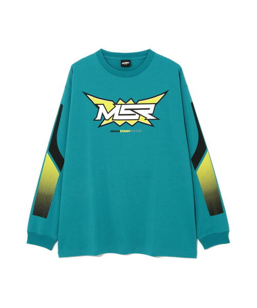 MANASTASH(マナスタッシュ)の「MANASTASH/マナスタッシュ RE:POLY L/S TEE MSR/リポリロングスリーブTシャツMSR(Tシャツ/カットソー・メンズ・グリーン系その他3/ホワイト/ブラック・S/L/XL/M)」の15枚目の写真