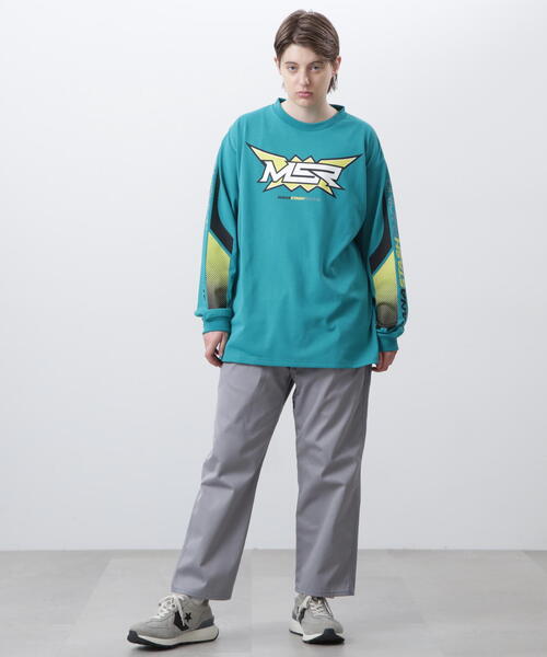 MANASTASH(マナスタッシュ)の「MANASTASH/マナスタッシュ RE:POLY L/S TEE MSR/リポリロングスリーブTシャツMSR(Tシャツ/カットソー・メンズ・グリーン系その他3/ホワイト/ブラック・S/L/XL/M)」の17枚目の写真