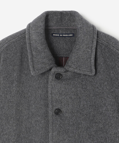LONDON TRADITION(ロンドントラディション)の「UNFIL | 【LONDON TRADITION×UNFIL】ダブルフェイス オーバーサイズジャケット WOMEN(その他アウター・レディース・グレー/ブラック・1)」の5枚目の写真