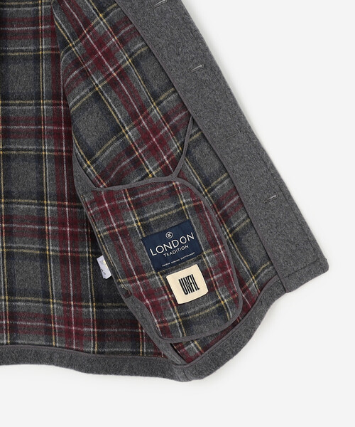 LONDON TRADITION(ロンドントラディション)の「UNFIL | 【LONDON TRADITION×UNFIL】ダブルフェイス オーバーサイズジャケット WOMEN(その他アウター・レディース・グレー/ブラック・1)」の9枚目の写真