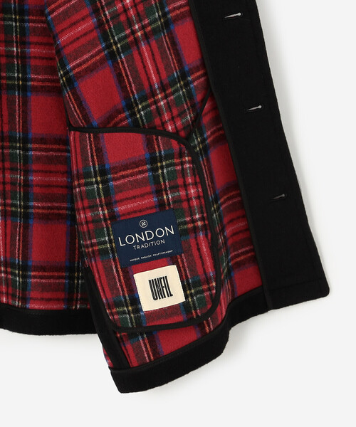 LONDON TRADITION(ロンドントラディション)の「UNFIL | 【LONDON TRADITION×UNFIL】ダブルフェイス オーバーサイズジャケット WOMEN(その他アウター・レディース・グレー/ブラック・1)」の11枚目の写真