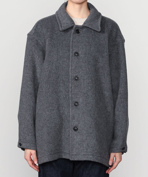 LONDON TRADITION(ロンドントラディション)の「UNFIL | 【LONDON TRADITION×UNFIL】ダブルフェイス オーバーサイズジャケット WOMEN(その他アウター・レディース・グレー/ブラック・1)」の12枚目の写真
